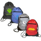Soft RPET Pocket Drawstring Backpack