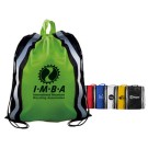Reflective Drawstring Backpack 16" x 19-1/2"