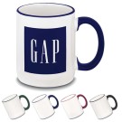 TWO TONE 11 oz. CERAMIC MUG-24 HR